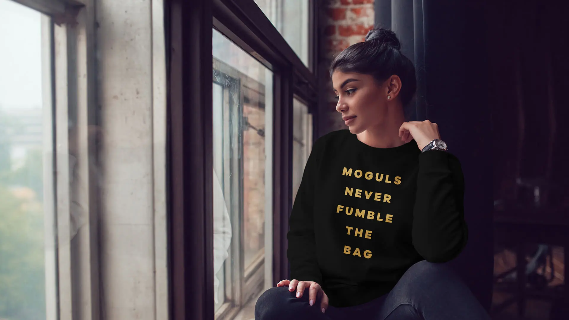 MOGULS Rack - Moguls Never Fumble the Bag Hoodie